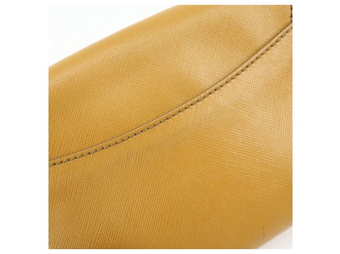 Salvatore Ferragamo Borsa a tracolla e spalla Ferragamo Gancini in pelle con catena Marrone chiaro - vista 14