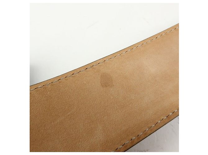 GUCCI Interlocking G Guccissima Ledergürtel Schwarz Silber 114984 - Ansicht 13