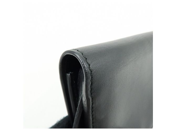 GUCCI Borsa a spalla e tracolla in pelle Interlocking G Nera 369664 - vista 12