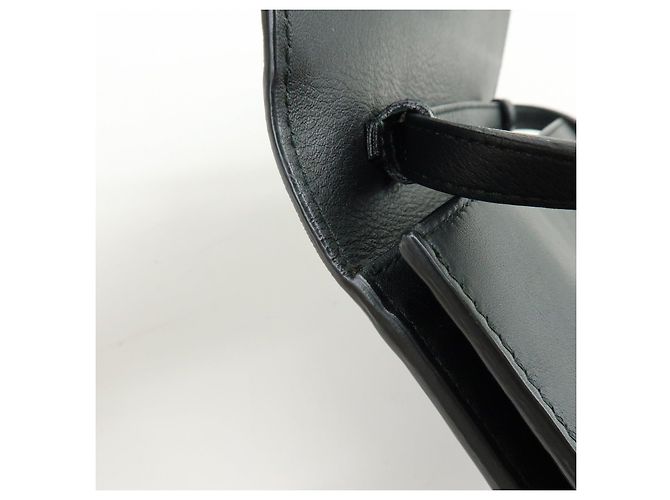 GUCCI Borsa a spalla e tracolla in pelle Interlocking G Nera 369664 - vista 18