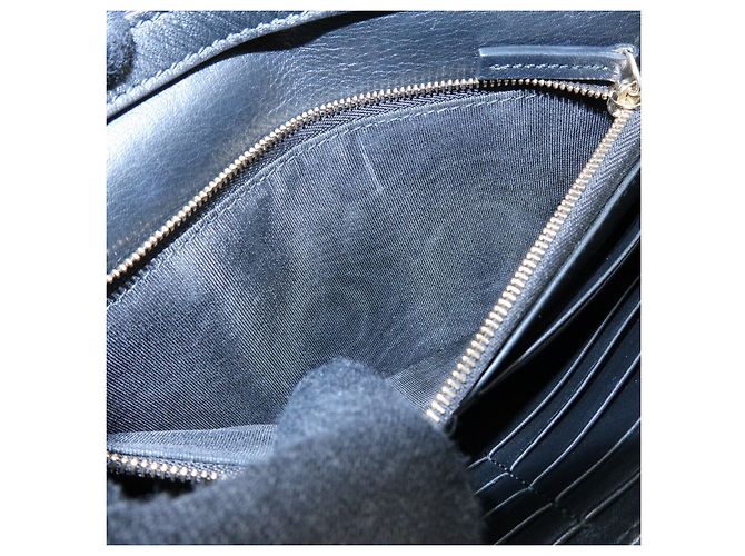 GUCCI Borsa a spalla e tracolla in pelle Interlocking G Nera 369664 - vista 21