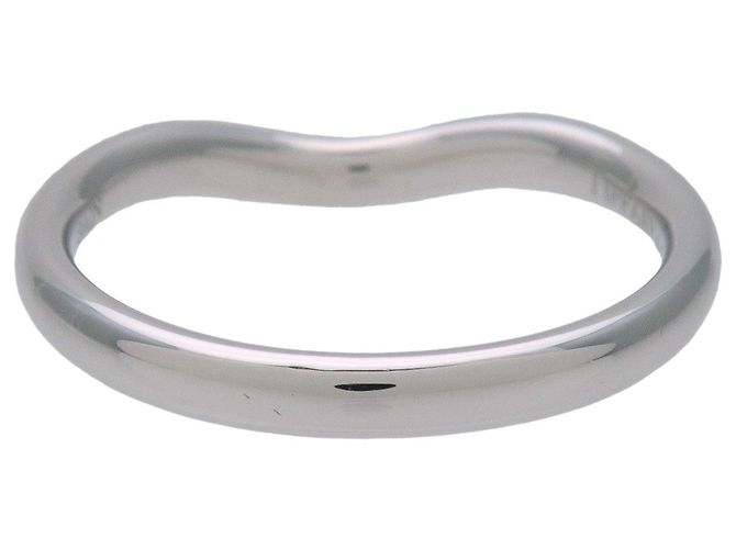 Tiffany & Co Curved Band 9P Diamantring Platin PT950 US4.5 EU48 - Ansicht 2
