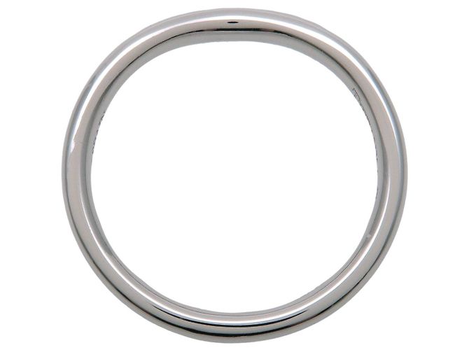 Tiffany & Co Curved Band 9P Diamantring Platin PT950 US4.5 EU48 - Ansicht 3