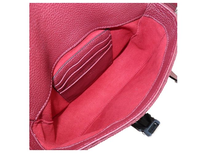 Borsa a Tracolla GUCCI Sherry GG Canvas Leather Bordeaux 802100 - vista 11