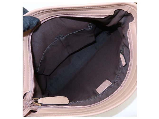 Borsa a tracolla GUCCI GG Canvas Leather Beige Pink 388924 - vista 19