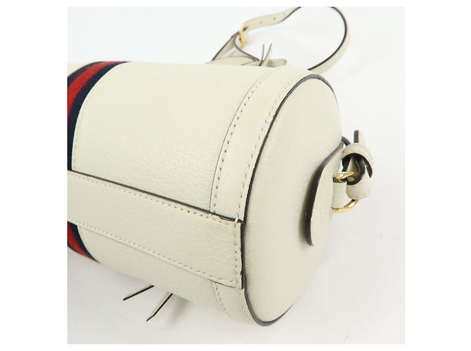 GUCCI Ophidia Sherry Sac à main et épaule 2Way en cuir Blanc 602577 - vue 11