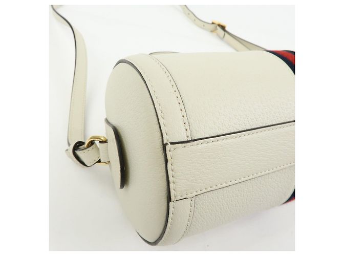 GUCCI Ophidia Sherry Sac à main et épaule 2Way en cuir Blanc 602577 - vue 12