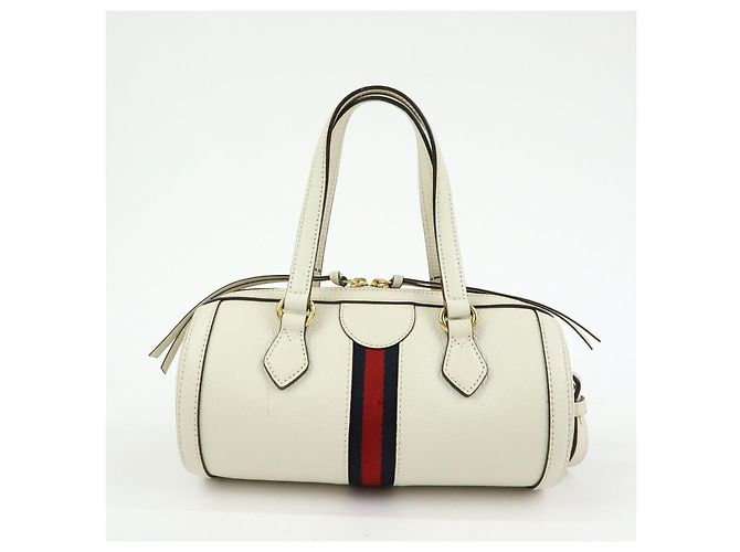 GUCCI Ophidia Sherry Sac à main et épaule 2Way en cuir Blanc 602577 - vue 2