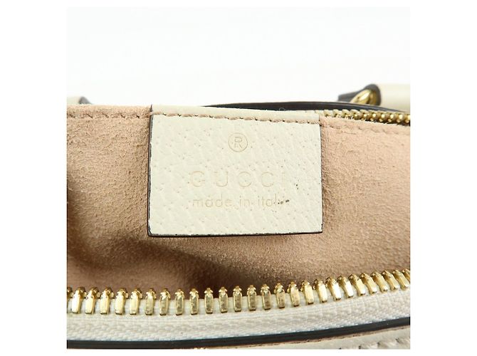 GUCCI Ophidia Sherry Sac à main et épaule 2Way en cuir Blanc 602577 - vue 22