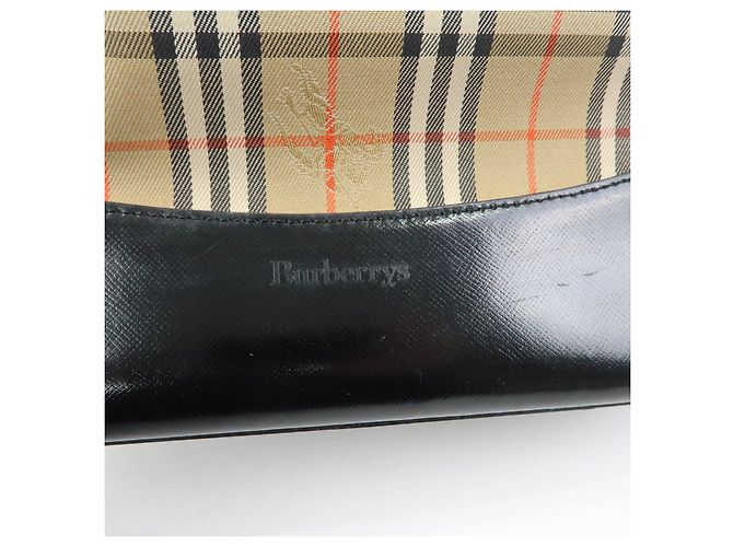 Borsa a spalla BURBERRY in tela e pelle Nova Plaid Beige Black - vista 24