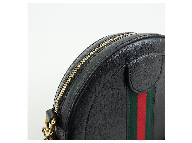 GUCCI Ophidia Sherry Mini Borsa a Tracolla Rotonda con Catena 550618 - vista 15