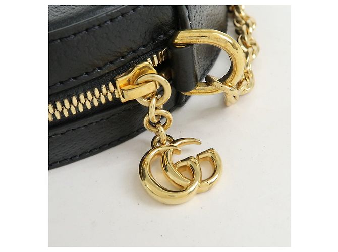 GUCCI Ophidia Sherry Mini Borsa a Tracolla Rotonda con Catena 550618 - vista 18