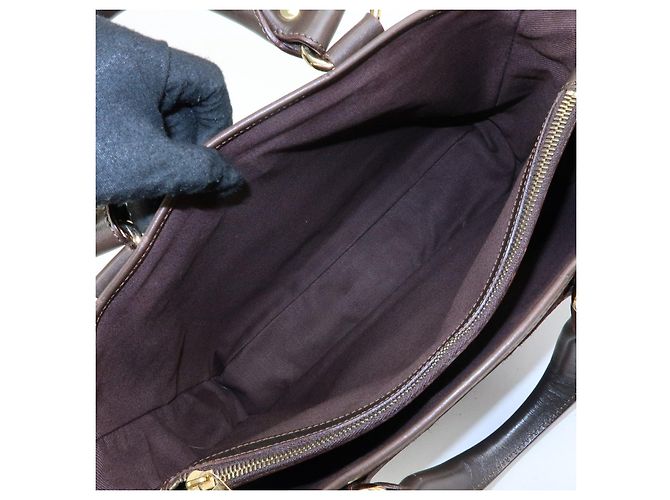 Céline Borsa a mano CELINE C Macadam Suede Leather Boogie Bag Brown - vista 19
