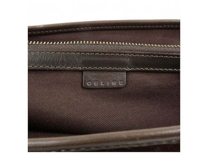 Céline Borsa a mano CELINE C Macadam Suede Leather Boogie Bag Brown - vista 22