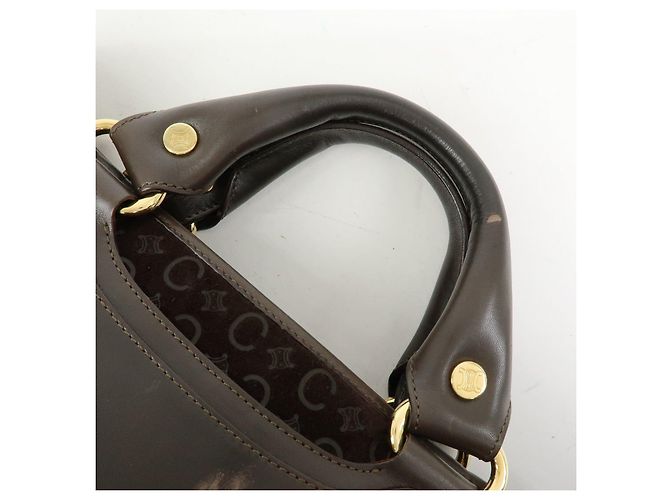 Céline Borsa a mano CELINE C Macadam Suede Leather Boogie Bag Brown - vista 6