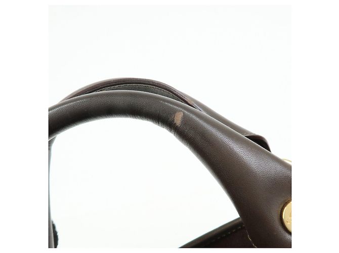 Céline Borsa a mano CELINE C Macadam Suede Leather Boogie Bag Brown - vista 7