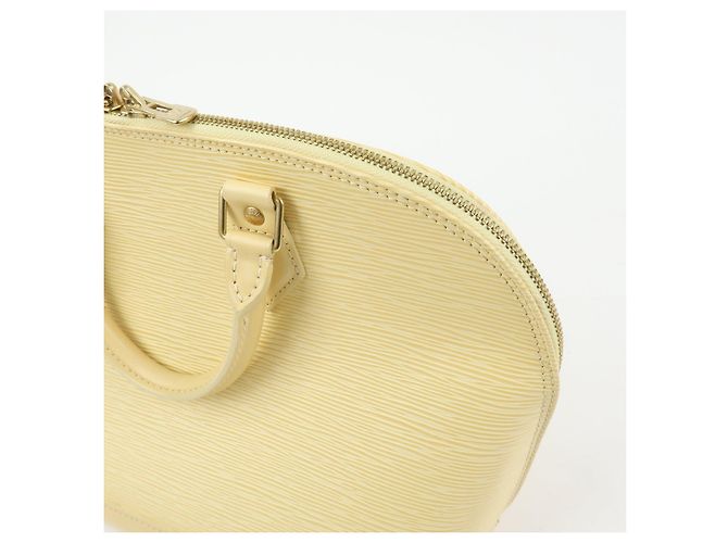 Louis Vuitton Alma Epi Leather Hand Bag Vanilla M5214A - vista 16