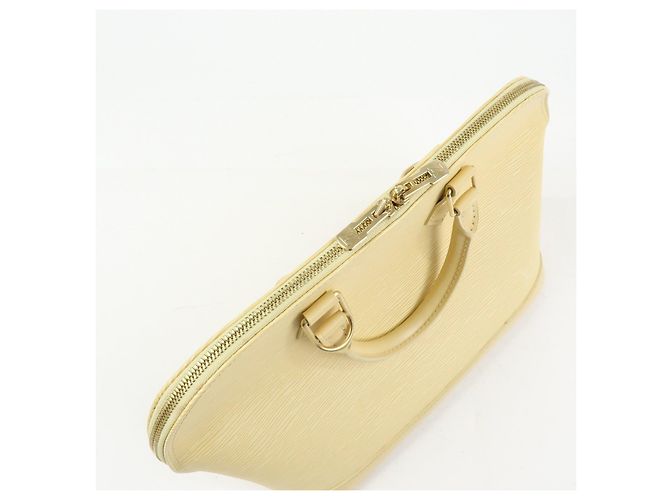 Louis Vuitton Alma Epi Leather Hand Bag Vanilla M5214A - vista 17