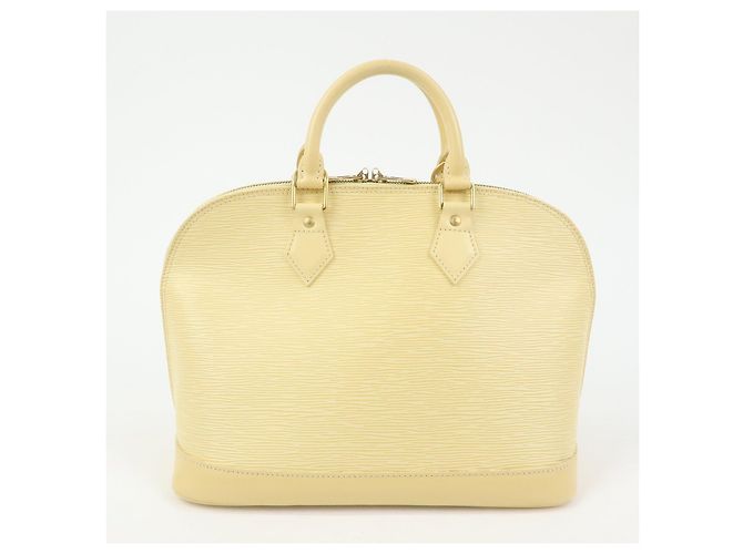 Louis Vuitton Alma Epi Leather Hand Bag Vanilla M5214A - vista 2