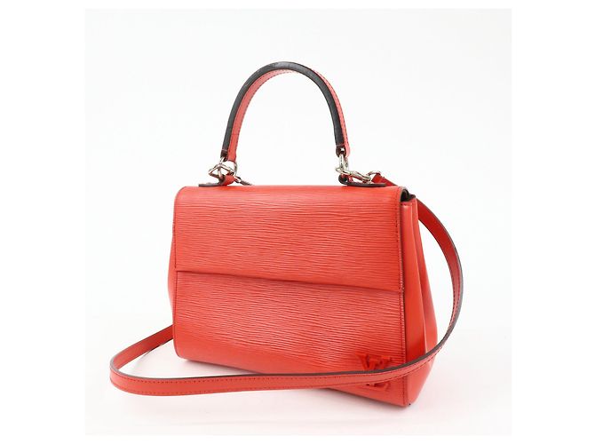 Louis Vuitton Epi Cluny BB Borsa a Mano Borsa a Spalla Coquelicot M41337 - vista 3