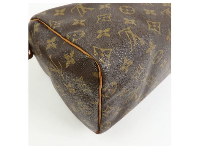Louis Vuitton Monogram Speedy 25 Boston Bag Hand Bag Brown M41528 - vista 13