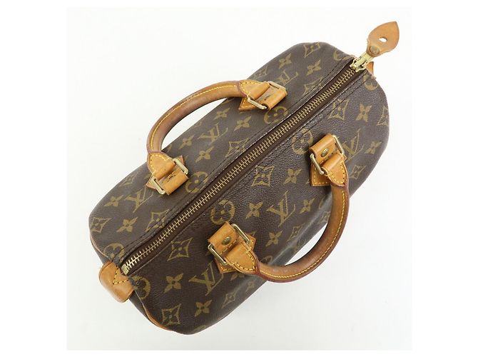 Louis Vuitton Monogram Speedy 25 Boston Bag Hand Bag Brown M41528 - vista 16