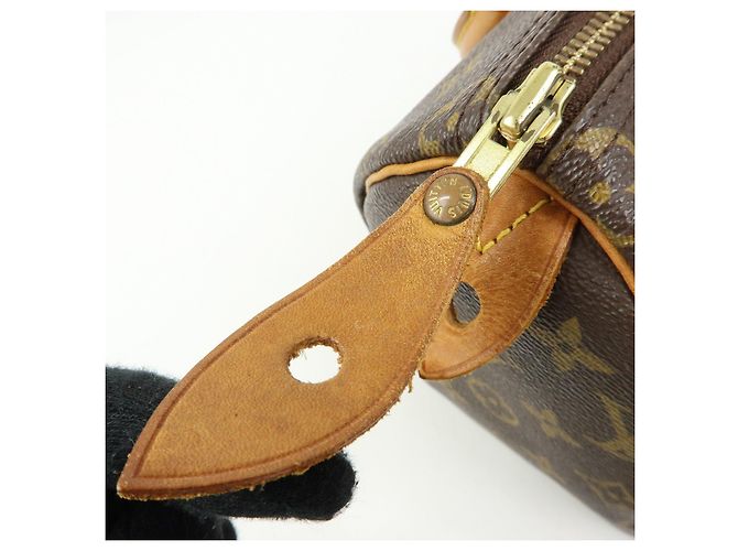 Louis Vuitton Monogram Speedy 25 Boston Bag Hand Bag Brown M41528 - vista 17