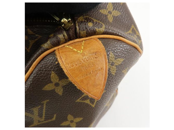 Louis Vuitton Monogram Speedy 25 Boston Bag Hand Bag Brown M41528 - vista 22