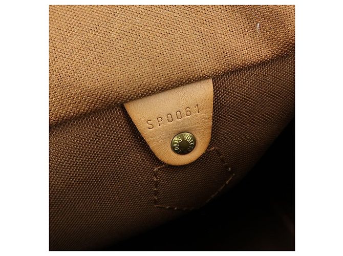 Louis Vuitton Monogram Speedy 25 Boston Bag Hand Bag Brown M41528 - vista 23
