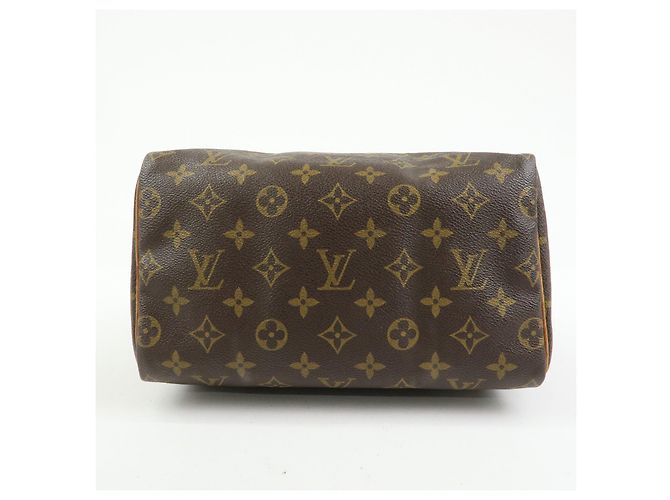 Louis Vuitton Monogram Speedy 25 Boston Bag Hand Bag Brown M41528 - vista 5