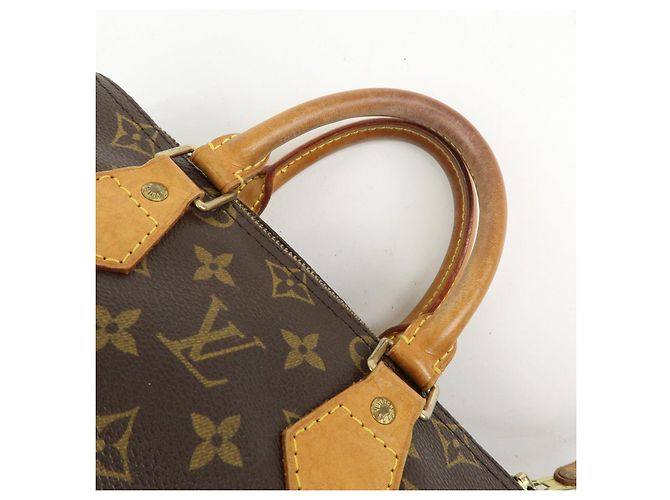 Louis Vuitton Monogram Speedy 25 Boston Bag Hand Bag Brown M41528 - vista 6