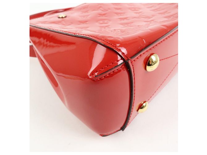 Louis Vuitton Monogram Vernis Montaigne BB 2Way Bag Cerise M50170 - vista 13