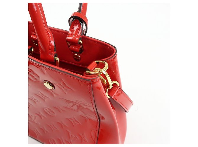 Louis Vuitton Monogram Vernis Montaigne BB 2Way Bag Cerise M50170 - vista 18