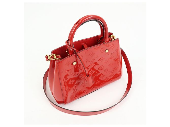 Louis Vuitton Monogram Vernis Montaigne BB 2Way Bag Cerise M50170 - vista 4
