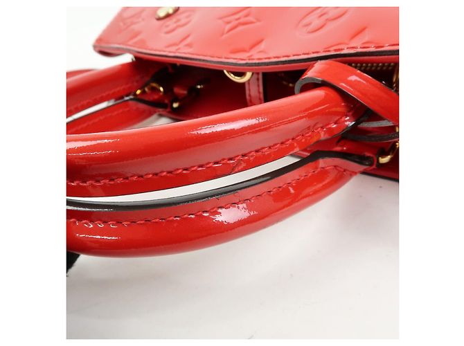 Louis Vuitton Monogram Vernis Montaigne BB 2Way Bag Cerise M50170 - vista 9