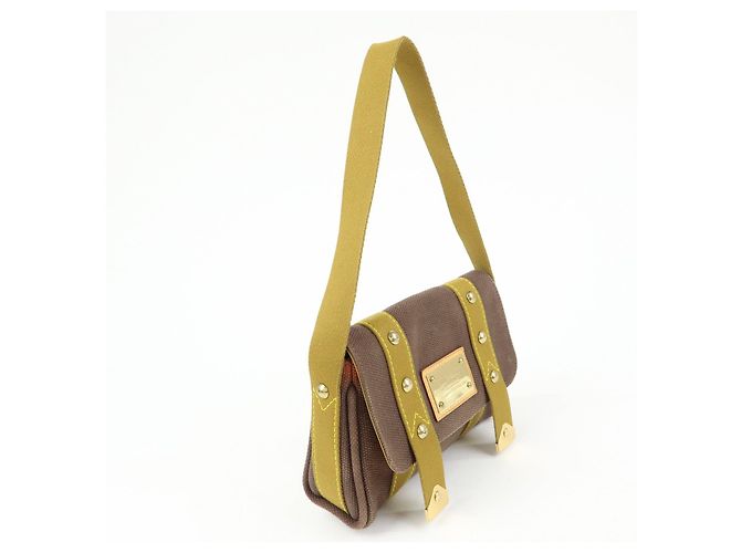 Louis Vuitton Antigua Besace PM Shoulder Bag Brown M40080 - vista 4