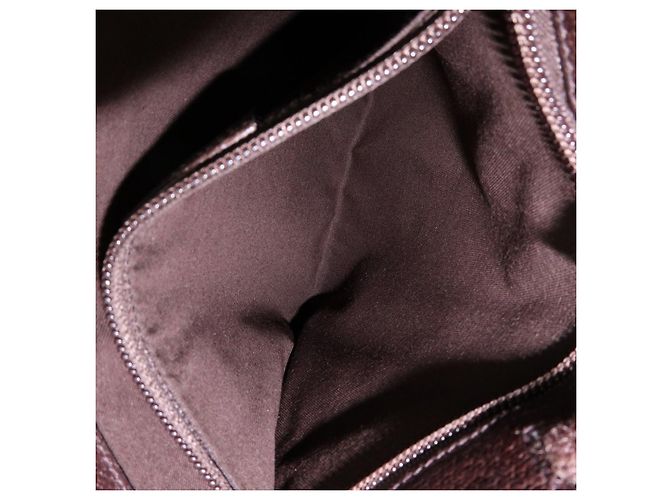 Borsa a Tracolla GUCCI GG Canvas Leather Beige Brown 27639 - vista 22