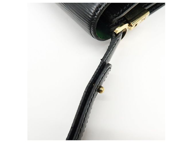 Borsa a tracolla Louis Vuitton Epi Free Run Noir Borneo Green M52414 - vista 10