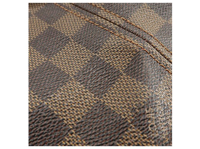 Borsa a spalla Louis Vuitton Damier Neverfull PM Ebene N51109 - vista 18