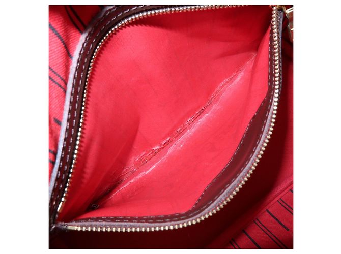 Borsa a spalla Louis Vuitton Damier Neverfull PM Ebene N51109 - vista 20