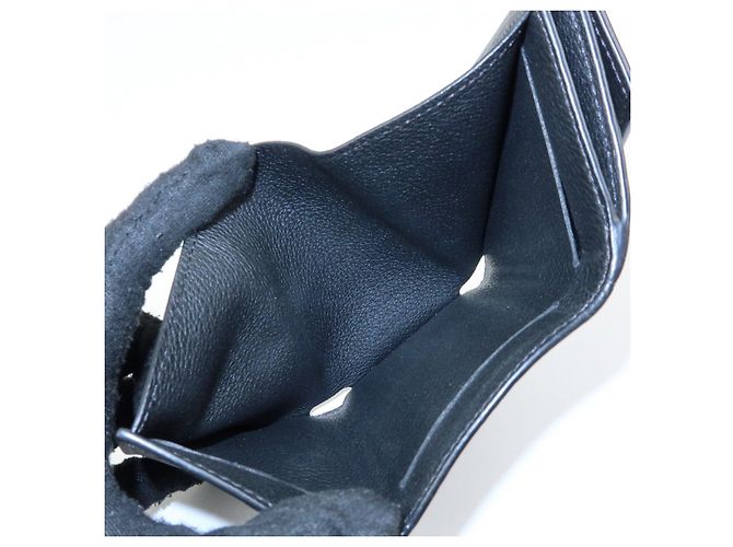 Louis Vuitton Portefeuille Lock Mini Compact Wallet Noir M63921 - vista 19