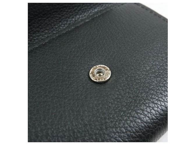 Louis Vuitton Portefeuille Lock Mini Compact Wallet Noir M63921 - vista 21