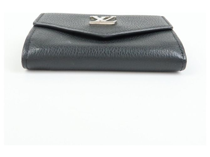 Louis Vuitton Portefeuille Lock Mini Compact Wallet Noir M63921 - vista 5