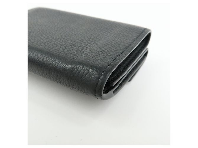 Louis Vuitton Portefeuille Lock Mini Compact Wallet Noir M63921 - vista 9