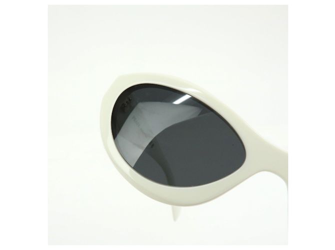 Gafas de sol de plástico PRADA Logo 55□16 White SPR 26Z - vista 10