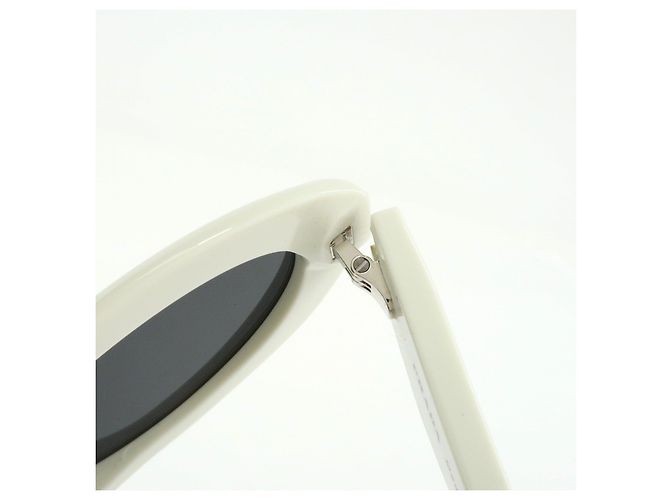 Gafas de sol de plástico PRADA Logo 55□16 White SPR 26Z - vista 12