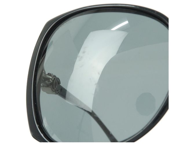 Gafas de sol de plástico CHANEL COCO Mark 61□16 Black 5216-A - vista 10