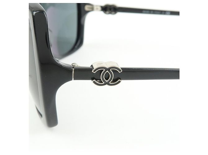 Gafas de sol de plástico CHANEL COCO Mark 61□16 Black 5216-A - vista 14