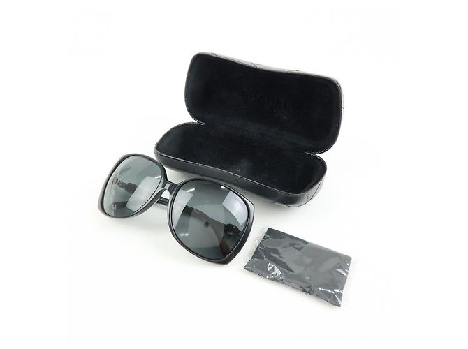 Gafas de sol de plástico CHANEL COCO Mark 61□16 Black 5216-A - vista 17