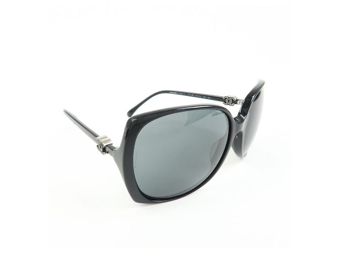 Gafas de sol de plástico CHANEL COCO Mark 61□16 Black 5216-A - vista 2